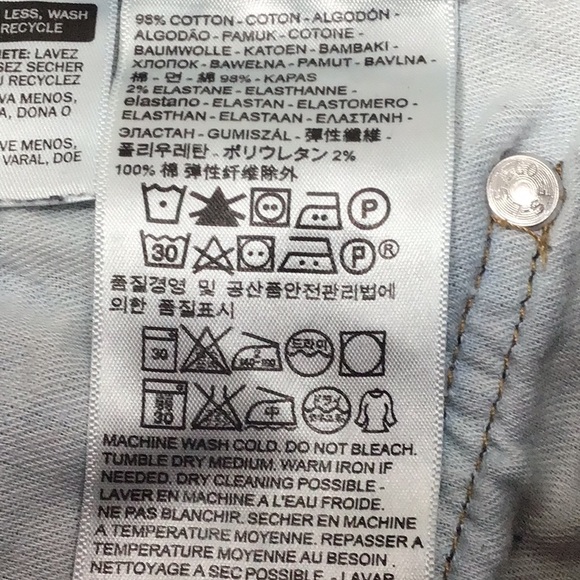 🐎 LEVI’S 505 Men’s Regular Stretch Straight Leg Blue Zip Front 5 Pocket - Picture 5 of 9